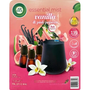 Air Wick Essential Mist Otomatik Hava Tazeleyici Kit Vanilya ve Pembe Papaya