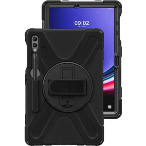 Megafox Teknoloji Samsung Galaxy Tab S9 Fe Plus Uyumlu Tablet Kılıfı Sert Pc Zırhlı Defender Kılıf
