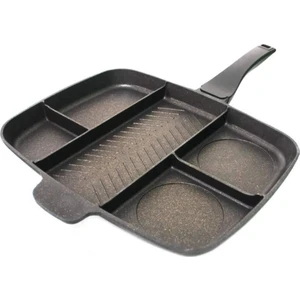 Granit Döküm Tava 5 Gözlü Tava Kamp Tavası