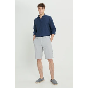 Altınyıldız Classics Comfort Fit Rahat Kesim %100 Pamuk Çizgili Yan Cep Şort