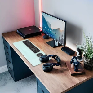 Cam Mouse Pad | Cam Masa Matı | Satina Cam | Large | 40CM x 80CM
