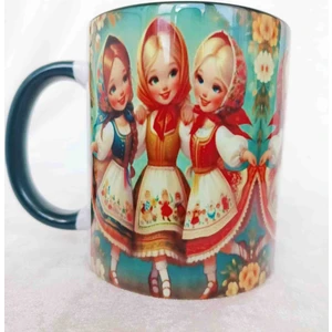Mugs And Love Cici Kızlarr Vintage Baskı Büyük Boy Kupa