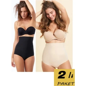 Sauna Suit Lazer Kesim Yüksek Bel Külot Korse , Toparlayıcı Sıkılaştırıcı Şekillendirici Külot Korse