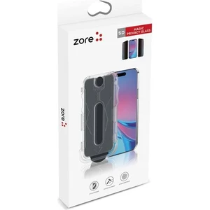 ZORE Apple iPhone 15 Pro Max  Kolay Uygulama Aparatlı 5d Magic Privacy Glass Hayalet Cam Ekran