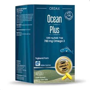 Ocean Orzax Plus 1200 Mg Balık Yağı 780 Mg Omega 3 | 50 Kapsül