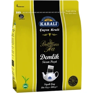 Karali Premium Demlik Poşet Çay 25x12 Gr. (2'li)