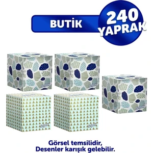 ® Butik Kutu Mendil 5'li