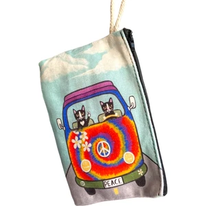 AYT-3236 Baskılı Ipli Çok Amaçlı Bez Çanta (Kalemlik) 13 x 20 cm