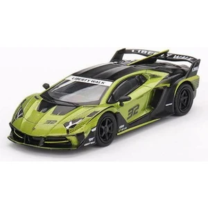 Mini GT Lamborghini Lb-Silhouette Works Aventador Gt Evo Lime, Mini Gt 1:64