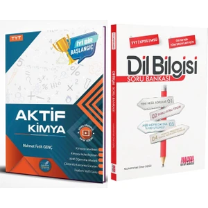 Aktif Öğrenme Yayınları TYT Kimya 0'dan Başlayanlara - AKM Dil Bilgisi Soru Bankası 2'li Set