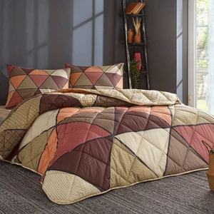 Astra Ranforce Çift Kişilik Yorgan Set Kahverengi