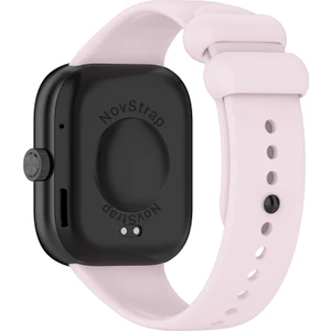 Novstrap Xiaomi Redmi Watch 4 ile Uyumlu Kordon Kayış Yumuşak Silikon Klasik Kordon