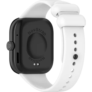 Novstrap Xiaomi Redmi Watch 4 ile Uyumlu Kordon Kayış Yumuşak Silikon Klasik Kordon