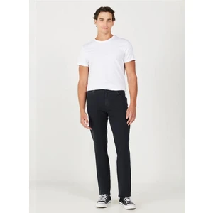 Normal Bel Regular Fit Siyah Erkek Chino Pantolon W121Y6100 Texas Non Denim Pantolon