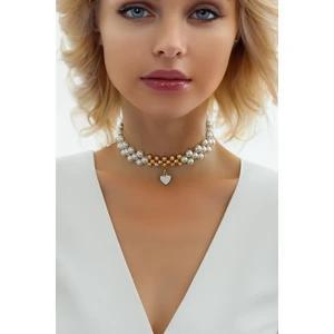 Minimalist Tasarım Inci Choker Kolye, Inci Kolye, Kalpli Kolye ,incili Kolye, Taşlı Choker Kolye, Gül Choker, Tasma
