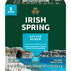 Irish Spring Active Scrub Sabun 3lü Paket