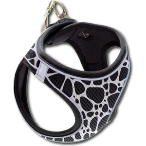 Air Mesh Kedi Köpek Göğüs Tasması Çift Reflektörlü, Terletmeyen - Dalmaçyalı / Dalmation