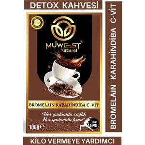 Naturel Bromelain Karahindiba C-Vit Detox Kahvesi