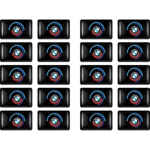 Bmw 50.yıl  Logo Stıcker (10 Adet