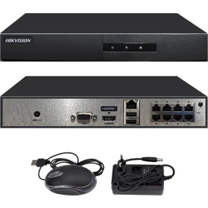 Hıkvısıon DS-7108NI-Q1/8P/M Ip Nvr Kayıt Cihazı 8 Kanal 4mp Poe