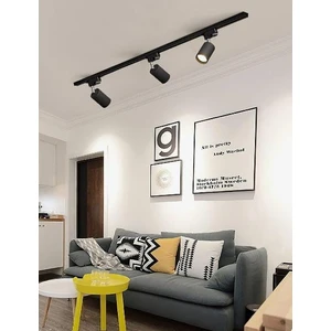 Demet Habek My Lights Mylights  Siyah Küre LED Spot Ray Spot 1 mt Ray  Panasonıc Gün Işığı Ampulü