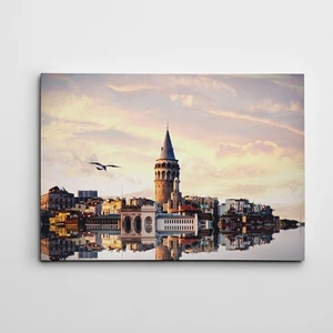 Galata Kulesi Kanvas Tablo