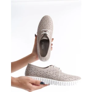 ARTI ARTI AYAKKABI  Deri Ortopedik Hassas Ciltler Için Çok Yumuşak Vizon Kadın Ayakkabı