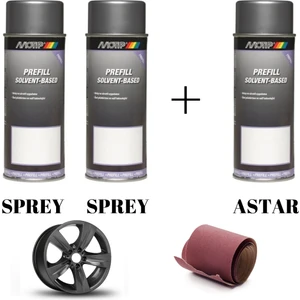 Jant-Lastik Boyama Seti Akrilik Sprey Boya 400 ml
