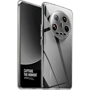 Xiaomi Mi 14 Ultra Kılıf Şeffaf 3D Kamera Korumalı Slim Fit Tasarım Esnek Renskiz Silikon Kapak