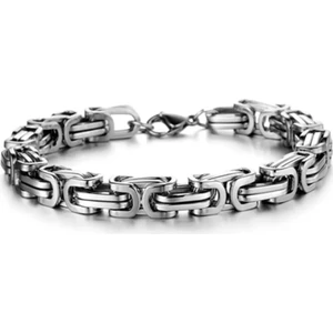 Glare Collection Erkek Kral Zinciri Çelik Bileklik