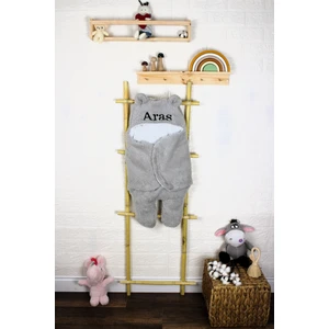 narin bebe Kişiye Özel Nakışlı Bebek Dış Kundak Uyku Tulumu Kıvırcık Wellsoft Peluş Ayıcık Kulaklı