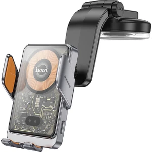 Hw8 Transparent Discovery Edition Kablosuz Şarjlı Araç İçi Torpido Üstü Telefon Tutucu