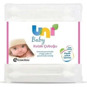 Uni Baby Kulak Temizleme Pamuğu 60'lı (4'lü)