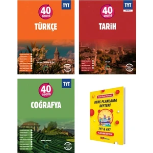 Okyanus Yayınları Tyt 40 Seans Türkçe Tarih ve Coğrafya Sözel 3lü Set