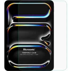 Apple iPad Pro 11 2024 (A2836-A2837) Tempered Glass Cam Ekran Koruyucu