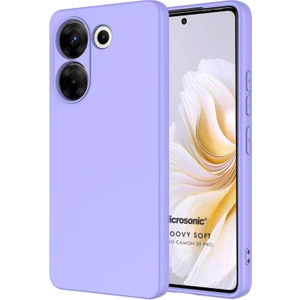Tecno Camon 20S Pro 5g Kılıf Groovy Soft Lila