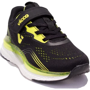 Nebula 346F24Y113B Siyah Yeşil Ortopedik Erkek Çocuk Spor Ayakkabı