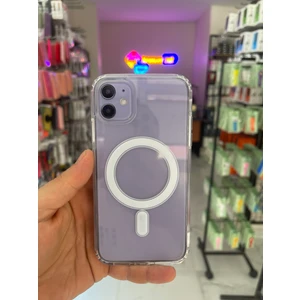 iPhone 11 Uyumlu Magsafe Şeffaf Kılıf