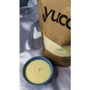 Yucca Gift Sarı Inci Tozu Mum - 250 gr