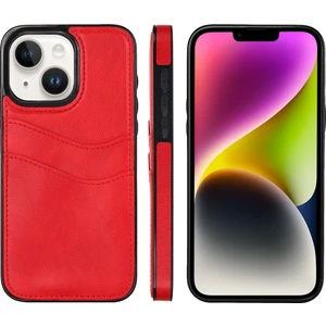 iPhone 14 Için Litchi Deri Deri Telefon Kılıfı (Yurt Dışından)