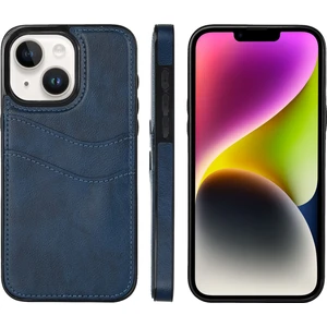 iPhone 14 Plus Için Litchi Deri Deri Telefon Kılıfı (Yurt Dışından)