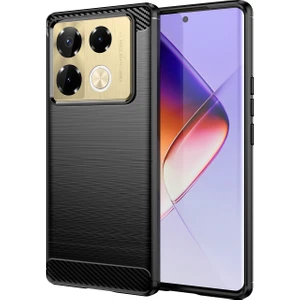 Infinix Note 40 Pro 4g Için Fırçalanmış Dokulu Tpu Kılıf (Yurt Dışından)