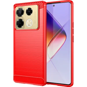 Infinix Note 40 Pro 4g Için Fırçalanmış Dokulu Tpu Kılıf (Yurt Dışından)