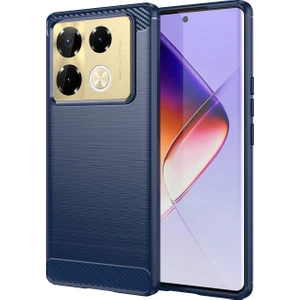 Infinix Note 40 Pro 5g Için Fırçalanmış Dokulu Tpu Kılıf (Yurt Dışından)