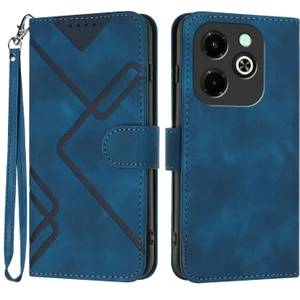 Infinix Hot 40I Için Çizgi Desenli Pu Kılıf (Yurt Dışından)