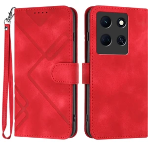 Infinix Note 30 5g Için Çizgi Desenli Pu Kılıf (Yurt Dışından)