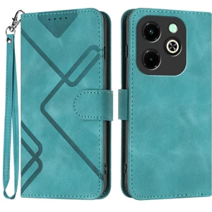 Infinix Hot 40I Için Çizgi Desenli Pu Kılıf (Yurt Dışından)