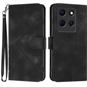 Infinix Note 30 5g Için Çizgi Desenli Pu Kılıf (Yurt Dışından)