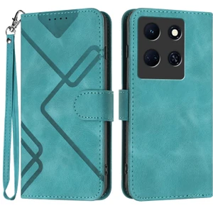 Infinix Note 30 5g Için Çizgi Desenli Pu Kılıf (Yurt Dışından)