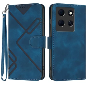 Infinix Note 30 5g Için Çizgi Desenli Pu Kılıf (Yurt Dışından)